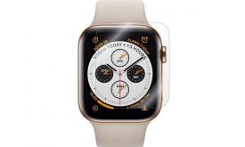 Kijelzővédő fólia (TPU, NEM íves, NEM ráhajló) ÁTLÁTSZÓ - [Apple Watch Series SE 40mm] (GP-81396)